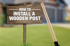 How to Install a Wooden Post