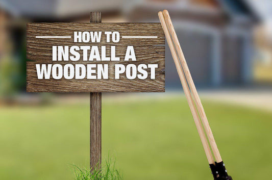 How to Install a Wooden Post - Post Shields, Inc