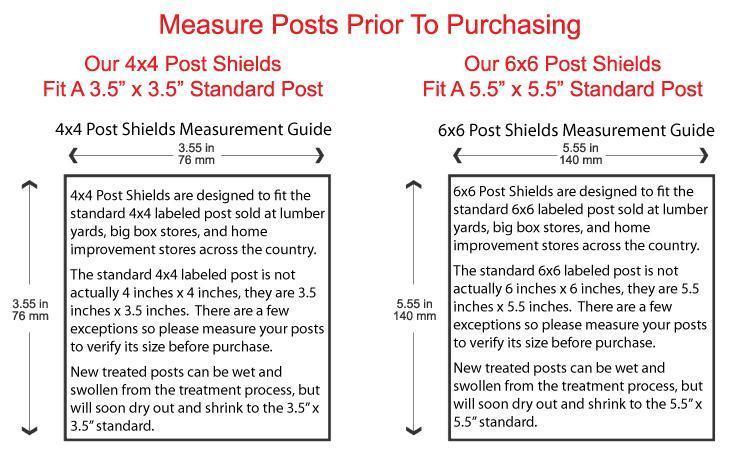 Post Shields 4x4 Post Protection for standard 4x4 posts – Post Shields, Inc